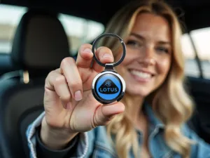 Lotus Llaveros Personalizados Logo Premium Metal